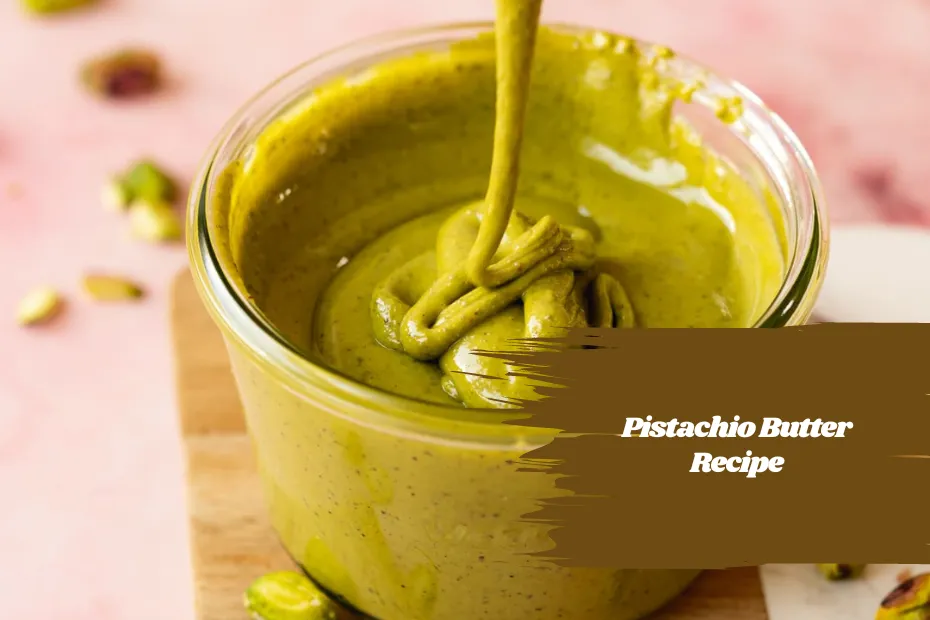 Pistachio Butter Recipe
